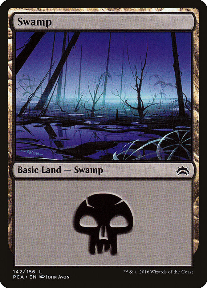 Swamp (142) [Planechase Anthology] MTG Single Magic: The Gathering | Red Claw Gaming