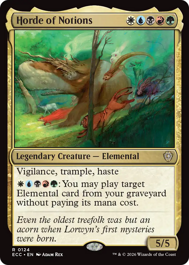 Horde of Notions [Lorwyn Eclipsed Commander] MTG Single Magic: The Gathering | Red Claw Gaming