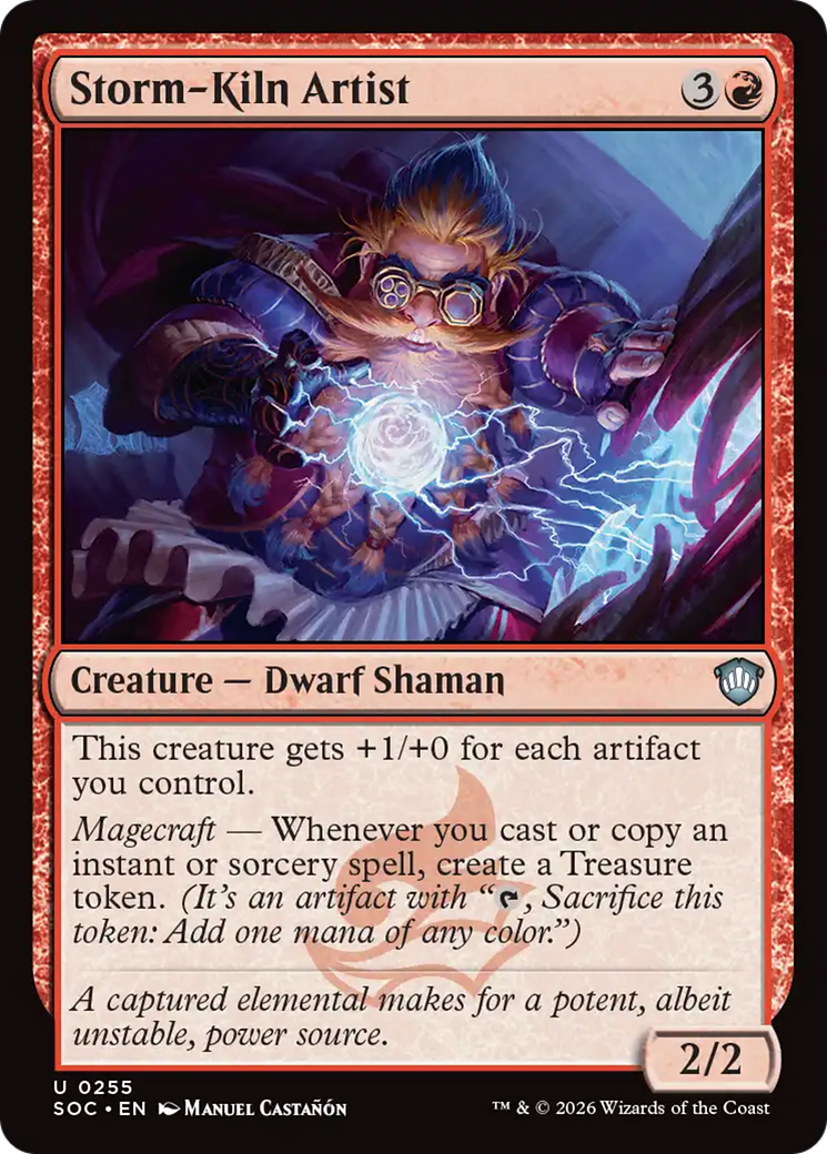 Storm-Kiln Artist [Secrets of Strixhaven Commander] MTG Single Magic: The Gathering | Red Claw Gaming
