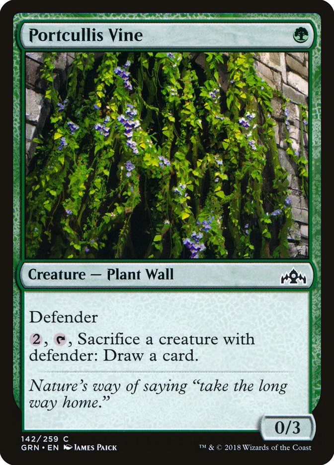 Portcullis Vine [Guilds of Ravnica] MTG Single Magic: The Gathering | Red Claw Gaming