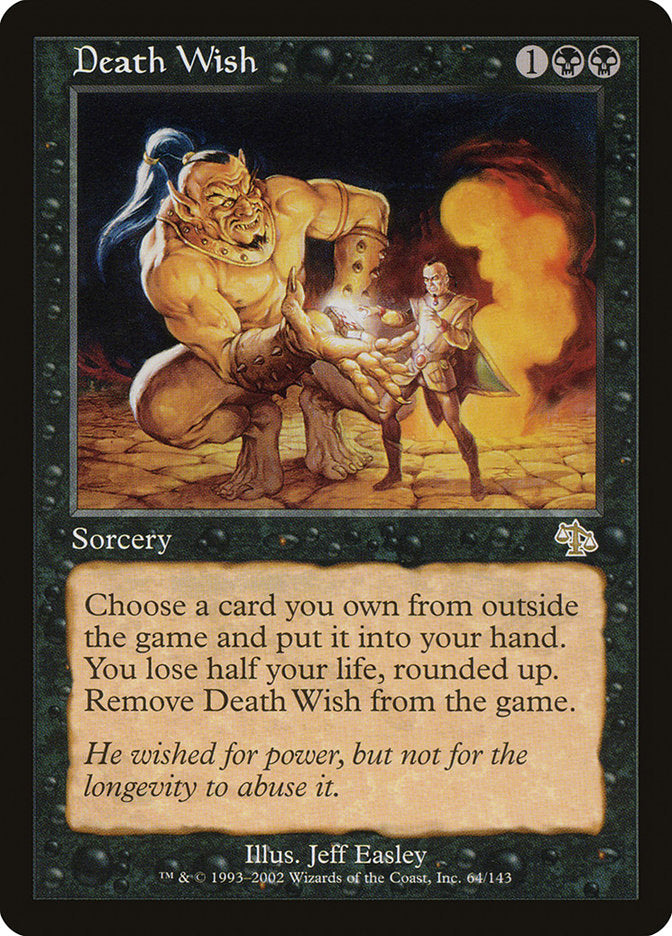 Death Wish [Judgment] MTG Single Magic: The Gathering | Red Claw Gaming