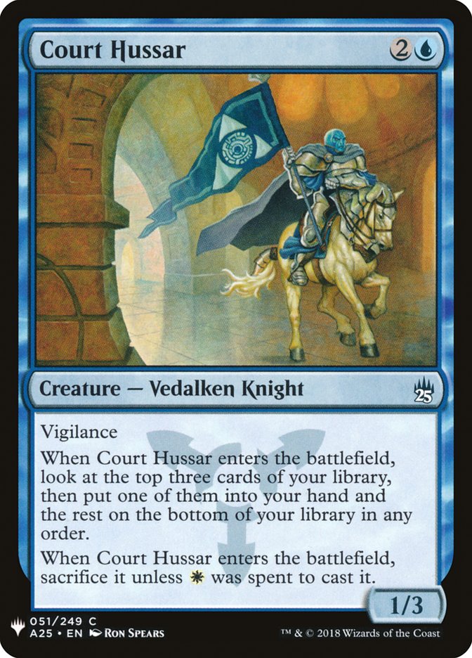 Court Hussar [Mystery Booster] MTG Single Magic: The Gathering    | Red Claw Gaming