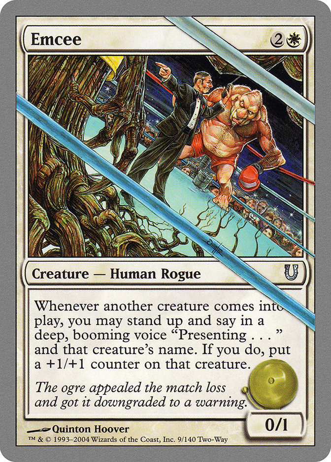 Emcee [Unhinged] MTG Single Magic: The Gathering | Red Claw Gaming