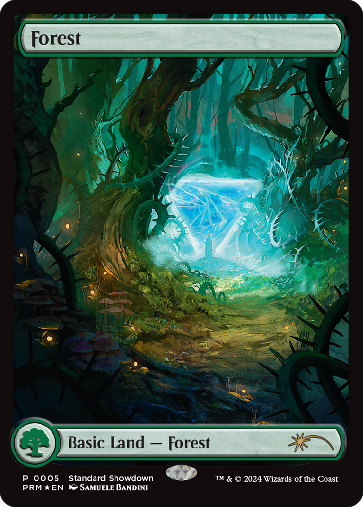 Forest (Samuele Bandini) (2024) [Standard Showdown Promos] MTG Single Magic: The Gathering | Red Claw Gaming