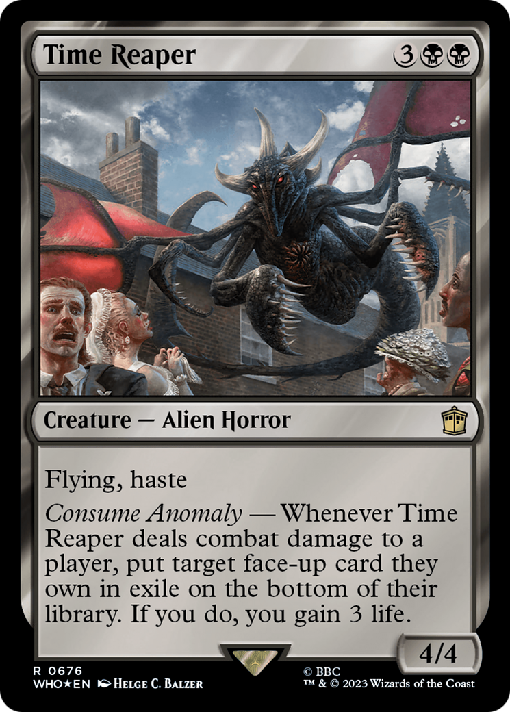 Time Reaper (Surge Foil) [Doctor Who] MTG Single Magic: The Gathering | Red Claw Gaming