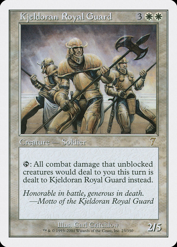 Kjeldoran Royal Guard [Seventh Edition] MTG Single Magic: The Gathering | Red Claw Gaming