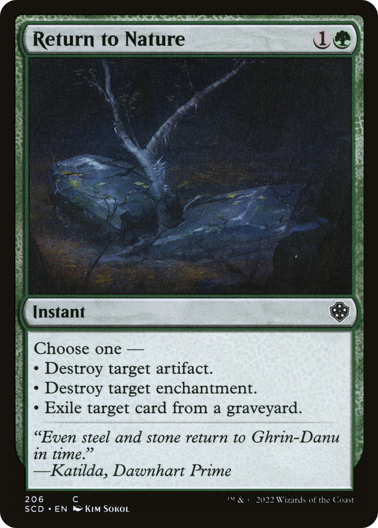 Return to Nature [Starter Commander Decks] MTG Single Magic: The Gathering | Red Claw Gaming
