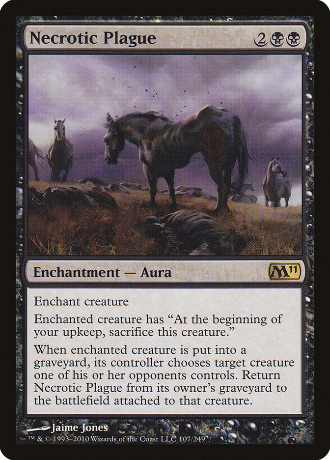 Necrotic Plague [Magic 2011] MTG Single Magic: The Gathering | Red Claw Gaming