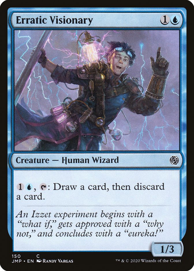 Erratic Visionary [Jumpstart] MTG Single Magic: The Gathering | Red Claw Gaming