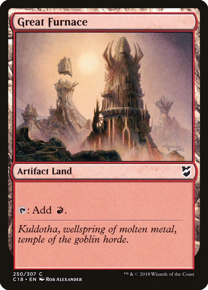 Great Furnace [Commander 2018] MTG Single Magic: The Gathering | Red Claw Gaming