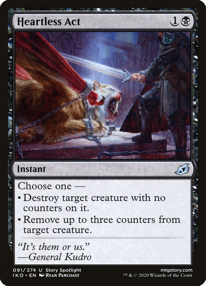 Heartless Act [Ikoria: Lair of Behemoths] MTG Single Magic: The Gathering | Red Claw Gaming