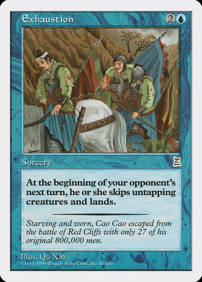 Exhaustion [Portal Three Kingdoms] MTG Single Magic: The Gathering | Red Claw Gaming