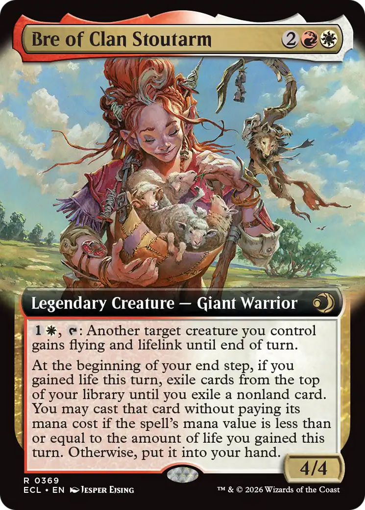 Bre of Clan Stoutarm (Extended Art) [Lorwyn Eclipsed] MTG Single Magic: The Gathering | Red Claw Gaming