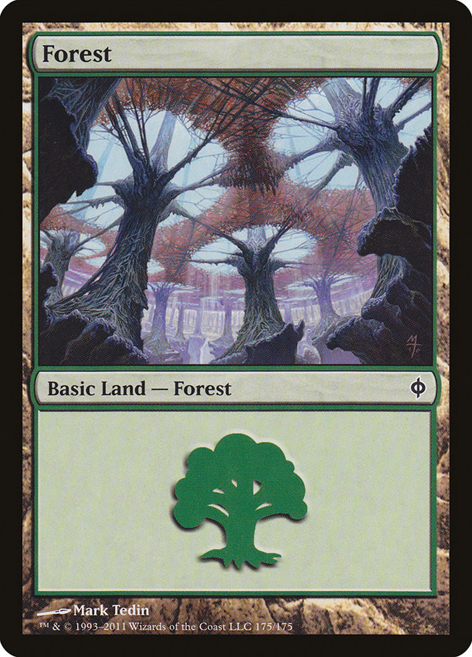 Forest (175) [New Phyrexia] MTG Single Magic: The Gathering | Red Claw Gaming