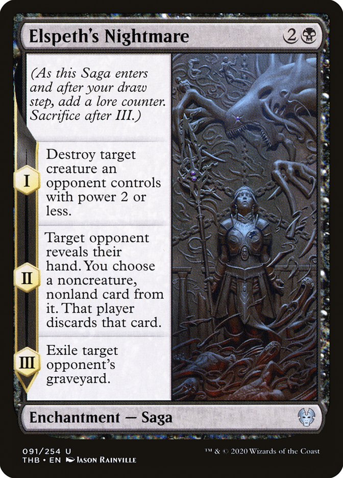 Elspeth's Nightmare [Theros Beyond Death] MTG Single Magic: The Gathering | Red Claw Gaming