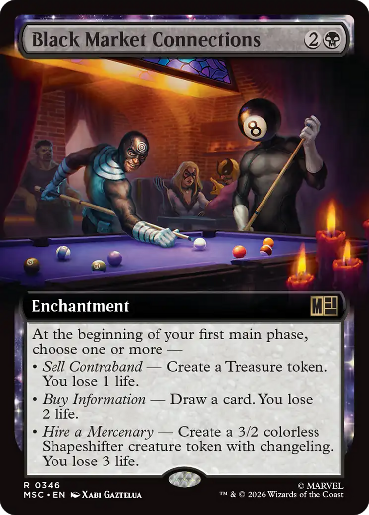 Black Market Connections (Extended Art) [Marvel Super Heroes Commander] | Red Claw Gaming