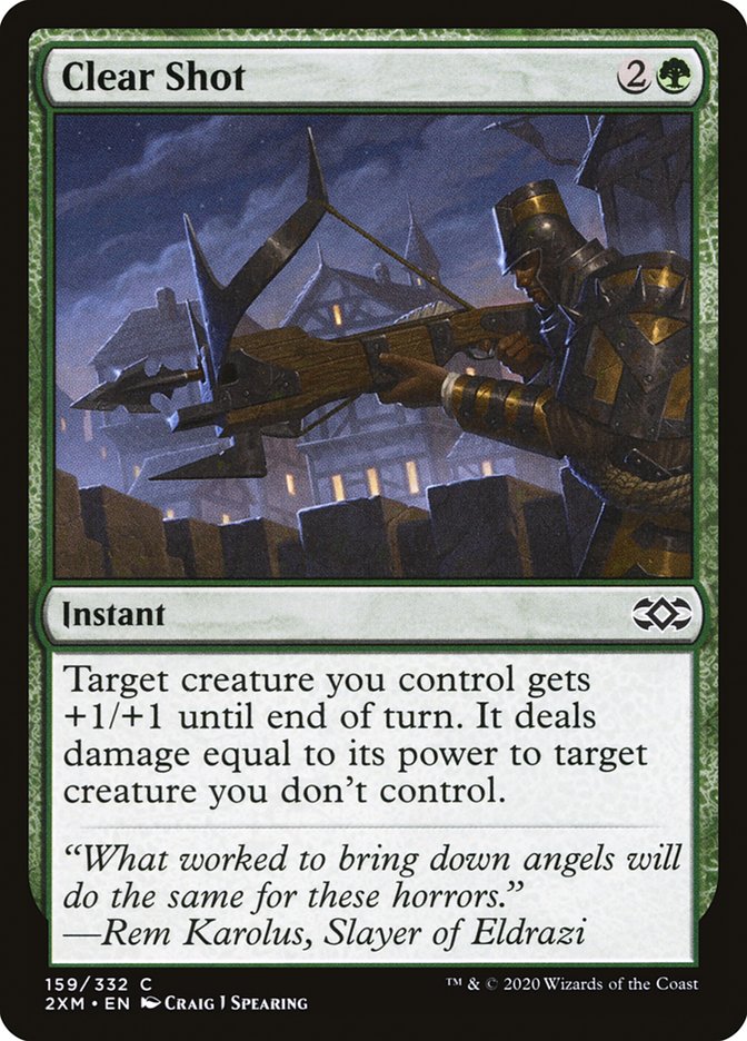 Clear Shot [Double Masters] MTG Single Magic: The Gathering | Red Claw Gaming