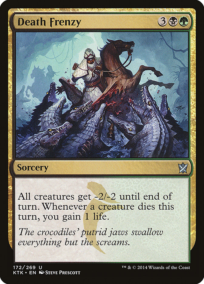 Death Frenzy [Khans of Tarkir] MTG Single Magic: The Gathering | Red Claw Gaming