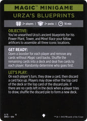 Urza's Blueprints (Magic Minigame) [The Brothers' War Minigame] MTG Single Magic: The Gathering | Red Claw Gaming