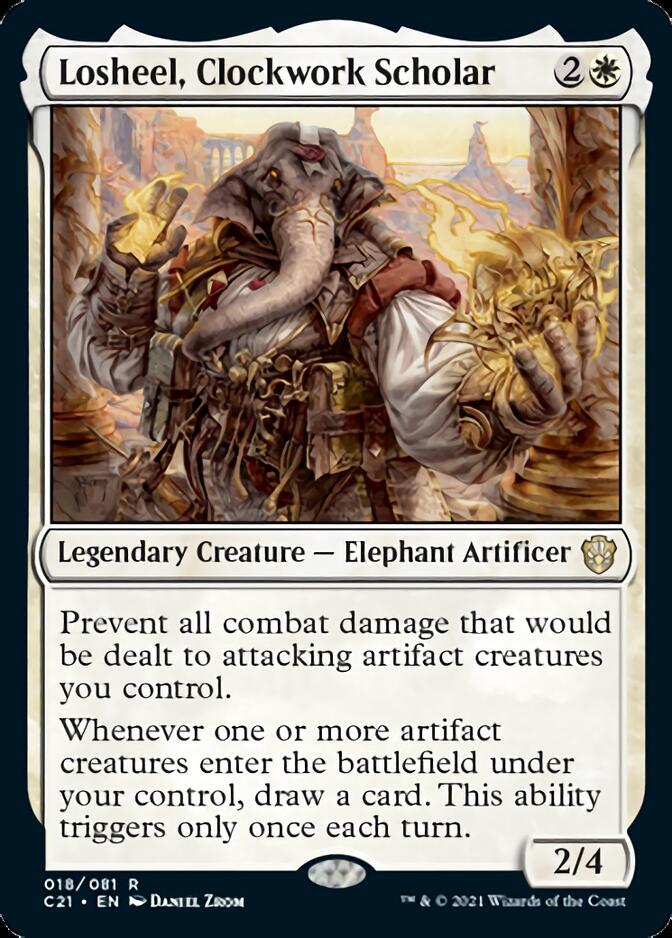 Losheel, Clockwork Scholar [Commander 2021] MTG Single Magic: The Gathering | Red Claw Gaming