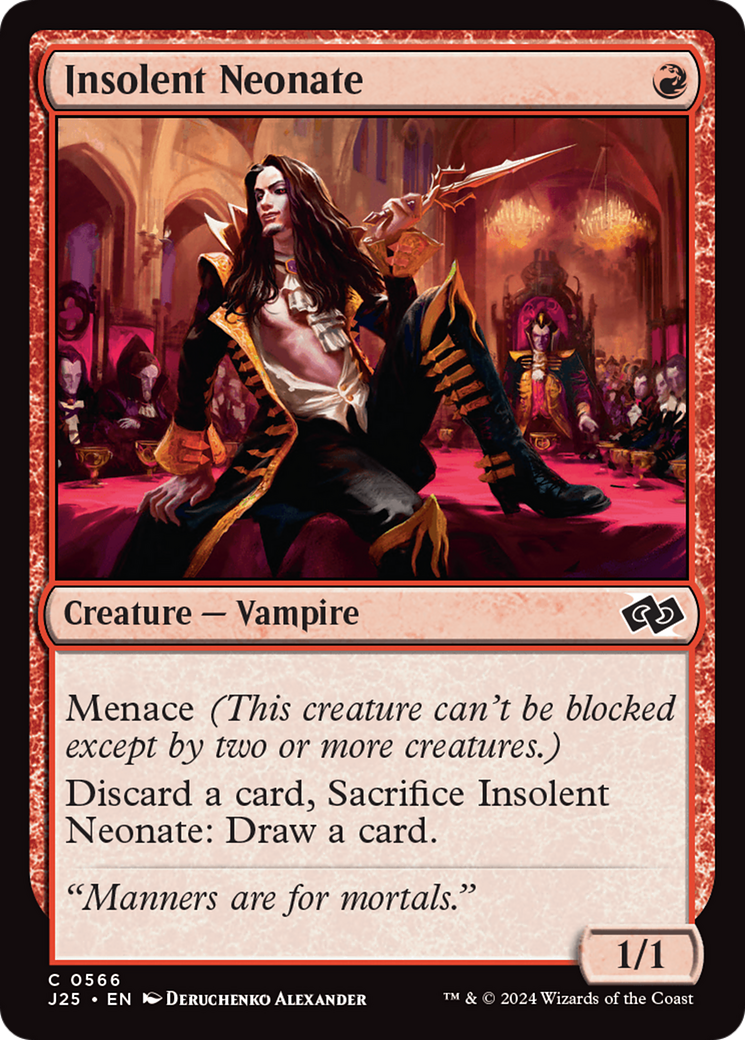 Insolent Neonate [Foundations Jumpstart] MTG Single Magic: The Gathering | Red Claw Gaming