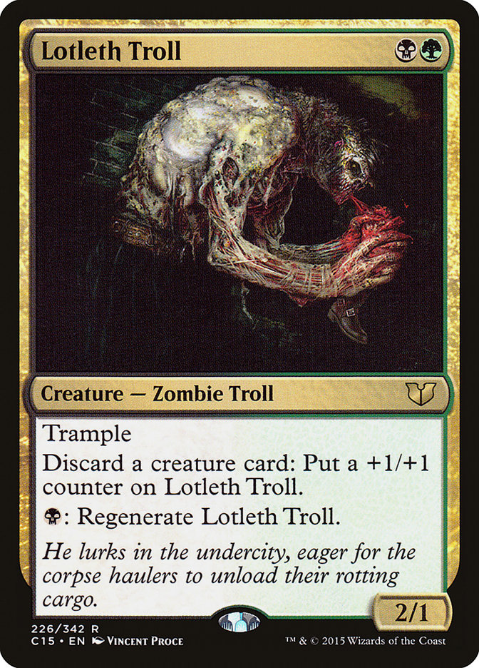 Lotleth Troll [Commander 2015] MTG Single Magic: The Gathering | Red Claw Gaming
