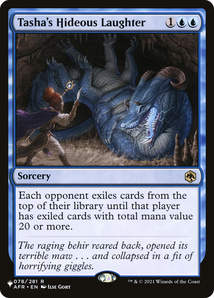 Tasha's Hideous Laughter [The List] MTG Single Magic: The Gathering | Red Claw Gaming
