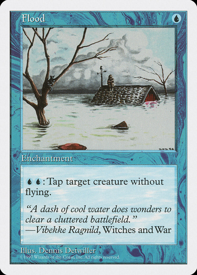 Flood [Fifth Edition] MTG Single Magic: The Gathering | Red Claw Gaming
