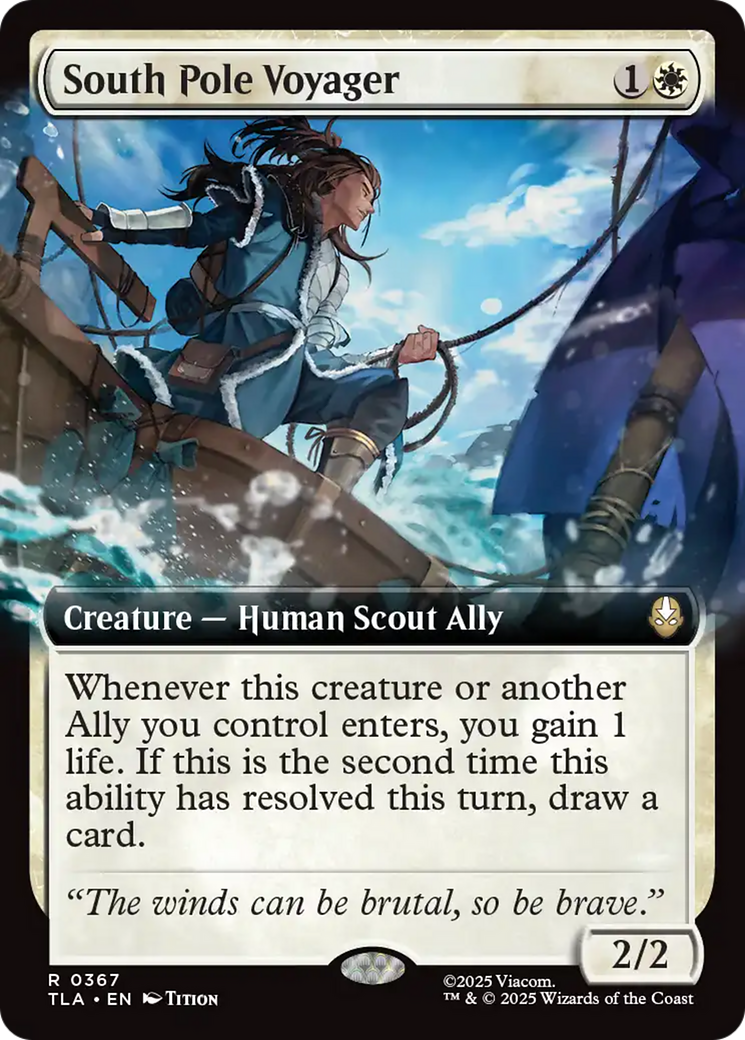 South Pole Voyager (Extended Art) [Avatar: The Last Airbender] MTG Single Magic: The Gathering | Red Claw Gaming