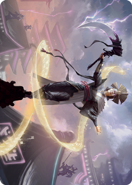 Naomi, Pillar of Order Art Card [Kamigawa: Neon Dynasty Art Series] MTG Single Magic: The Gathering | Red Claw Gaming