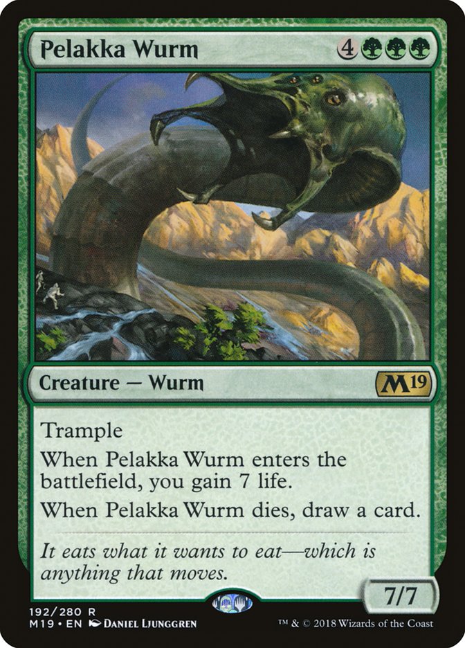 Pelakka Wurm [Core Set 2019] MTG Single Magic: The Gathering | Red Claw Gaming