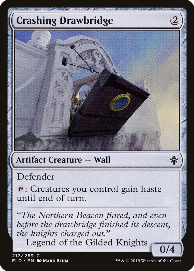 Crashing Drawbridge [Throne of Eldraine] MTG Single Magic: The Gathering | Red Claw Gaming