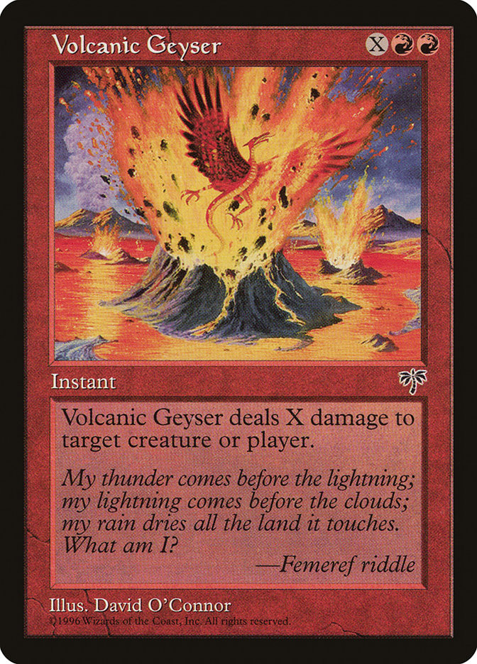 Volcanic Geyser [Mirage] MTG Single Magic: The Gathering | Red Claw Gaming