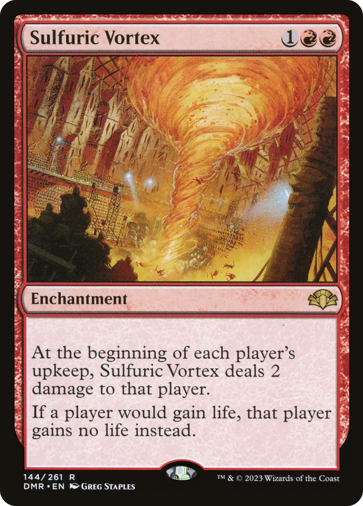 Sulfuric Vortex [Dominaria Remastered] MTG Single Magic: The Gathering | Red Claw Gaming