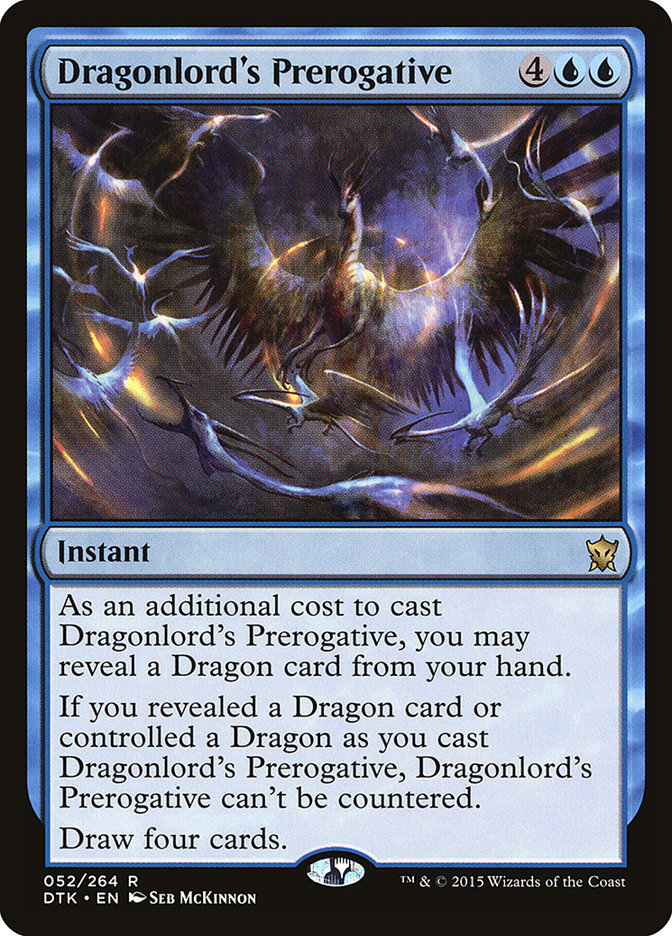Dragonlord's Prerogative [Dragons of Tarkir] MTG Single Magic: The Gathering | Red Claw Gaming