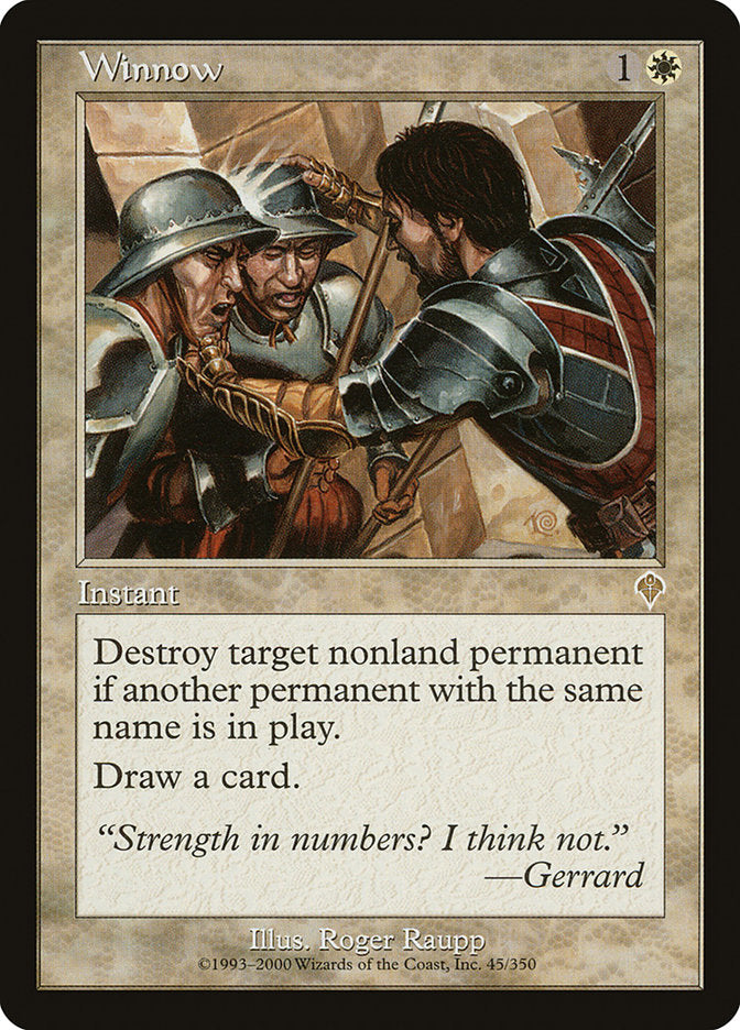 Winnow [Invasion] MTG Single Magic: The Gathering | Red Claw Gaming