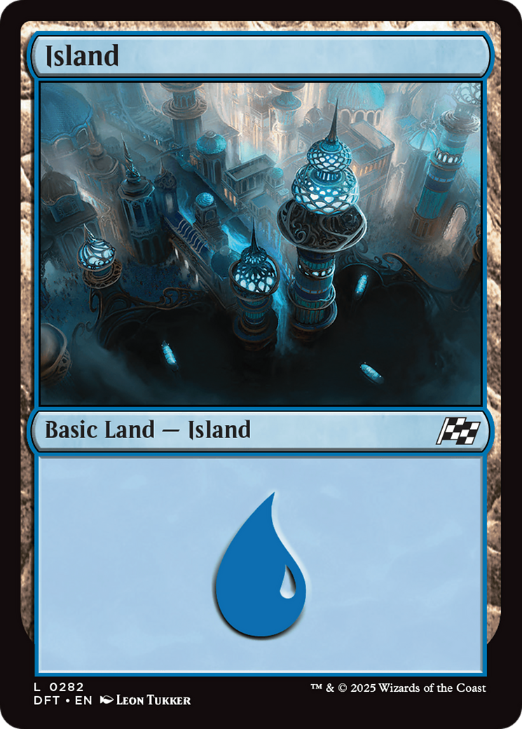 Island (0282) [Aetherdrift] MTG Single Magic: The Gathering | Red Claw Gaming