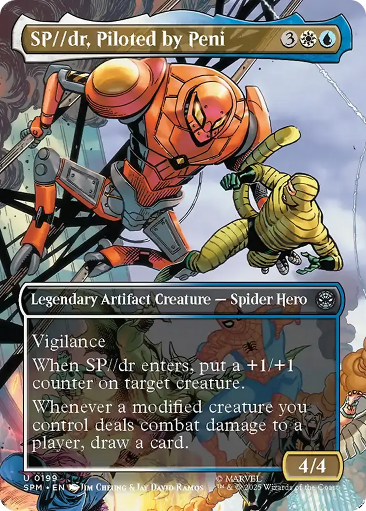 SP//dr, Piloted by Peni (Borderless) [Marvel's Spider-Man] MTG Single Magic: The Gathering | Red Claw Gaming