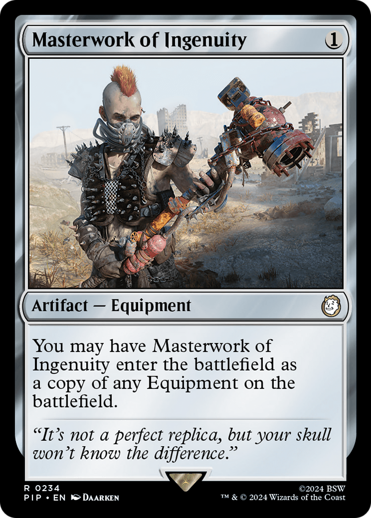 Masterwork of Ingenuity [Fallout] MTG Single Magic: The Gathering    | Red Claw Gaming
