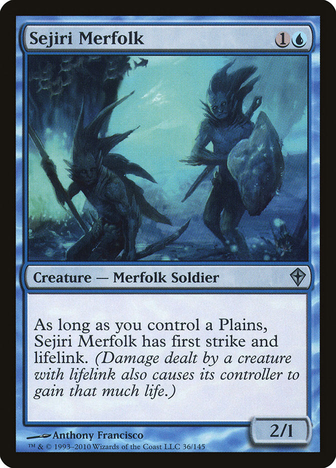 Sejiri Merfolk [Worldwake] MTG Single Magic: The Gathering | Red Claw Gaming