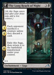 The Long Reach of Night // Animus of Night's Reach [Kamigawa: Neon Dynasty] MTG Single Magic: The Gathering    | Red Claw Gaming