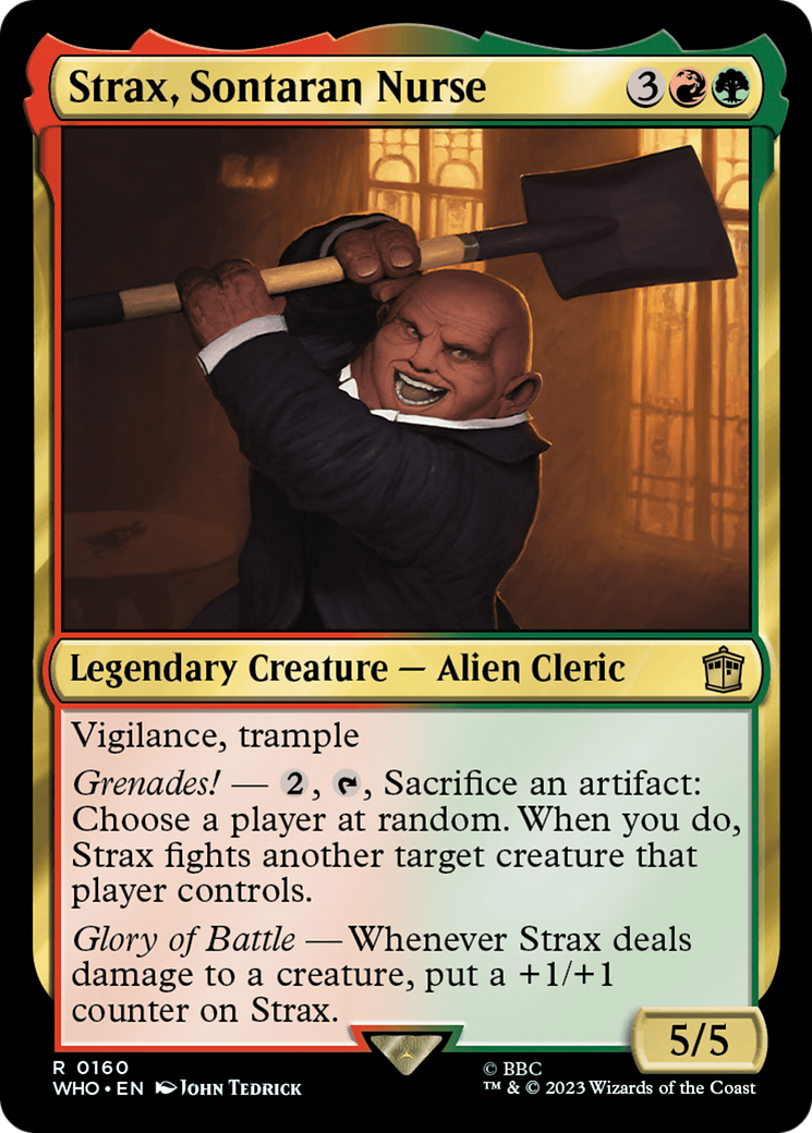 Strax, Sontaran Nurse [Doctor Who] MTG Single Magic: The Gathering | Red Claw Gaming
