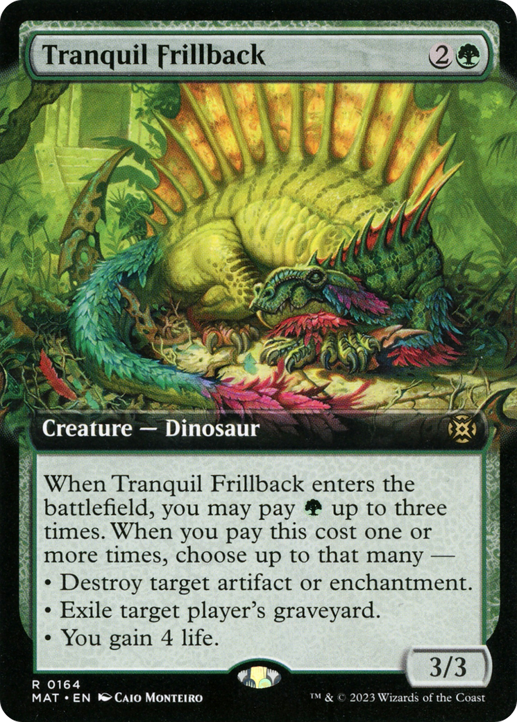 Tranquil Frillback (Extended Art) [March of the Machine: The Aftermath] MTG Single Magic: The Gathering | Red Claw Gaming