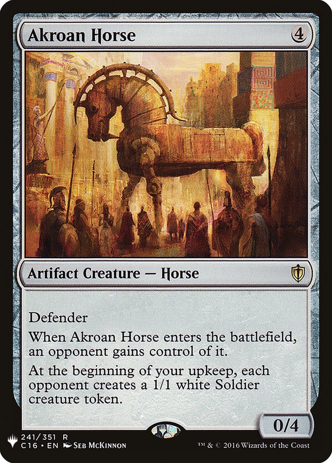 Akroan Horse [Mystery Booster] MTG Single Magic: The Gathering    | Red Claw Gaming