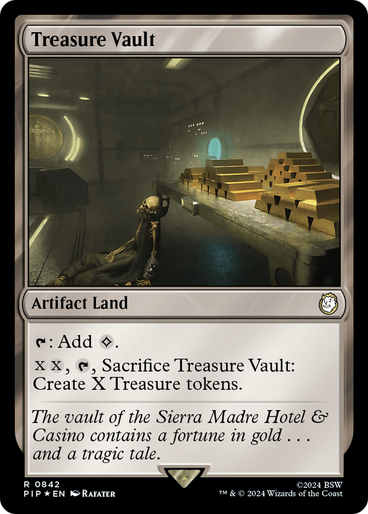 Treasure Vault (Surge Foil) [Fallout] MTG Single Magic: The Gathering | Red Claw Gaming