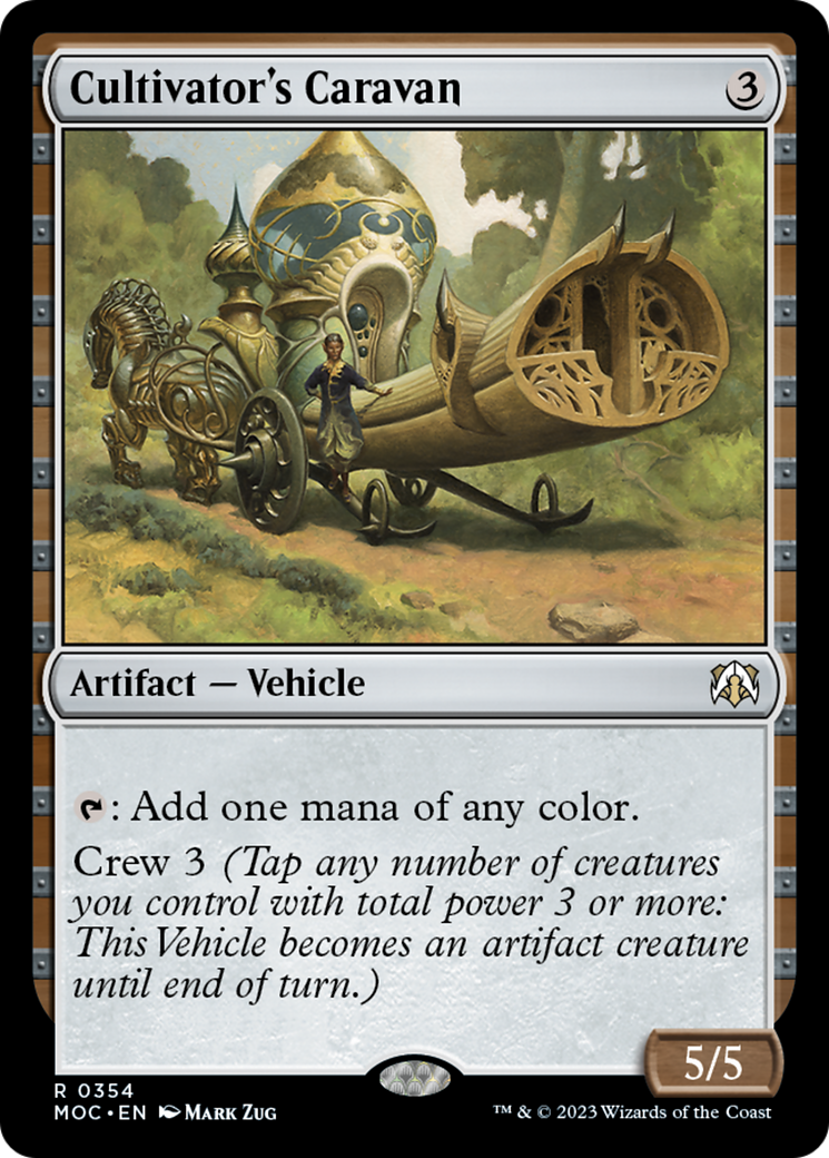 Cultivator's Caravan [March of the Machine Commander] MTG Single Magic: The Gathering | Red Claw Gaming
