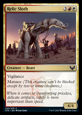 Relic Sloth [Strixhaven: School of Mages] MTG Single Magic: The Gathering | Red Claw Gaming