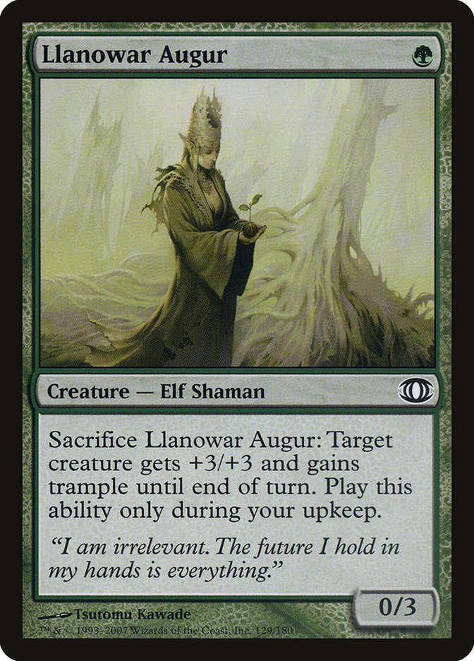 Llanowar Augur [Future Sight] MTG Single Magic: The Gathering | Red Claw Gaming