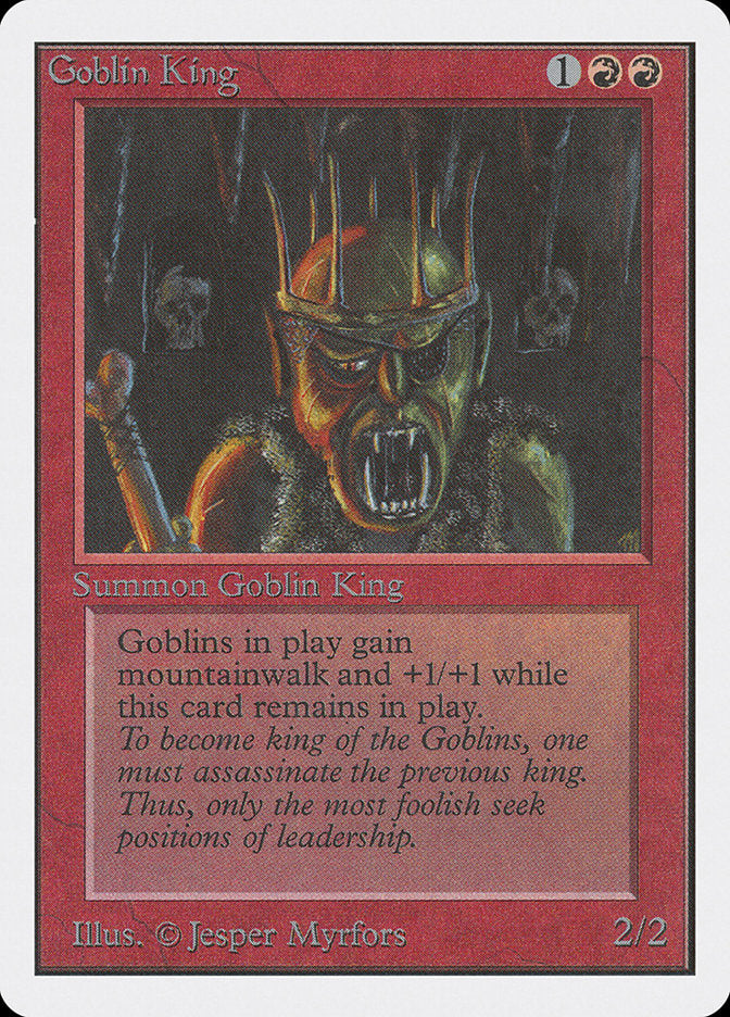 Goblin King [Unlimited Edition] MTG Single Magic: The Gathering | Red Claw Gaming