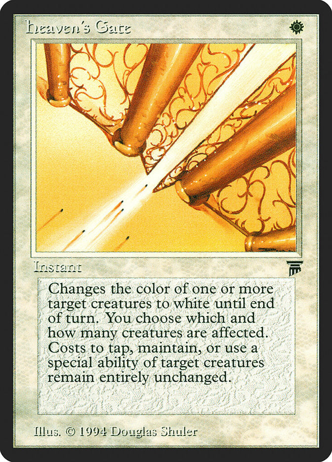 Heaven's Gate [Legends] MTG Single Magic: The Gathering | Red Claw Gaming